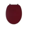 Kiamami Valentina Abattant Wc Bordeaux Mat En Mdf Compatibilité Universelle