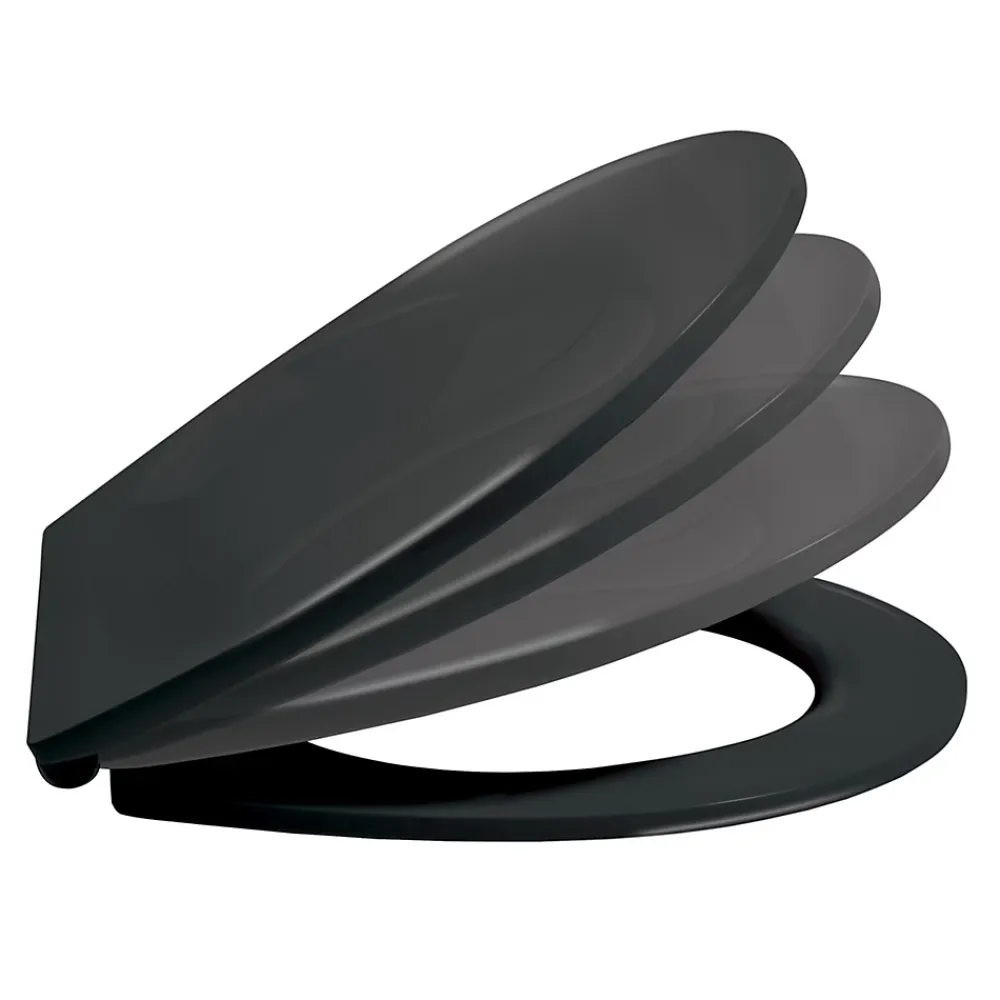 Abattant Wc|Spirella Abattant WC Brooke coloris noir