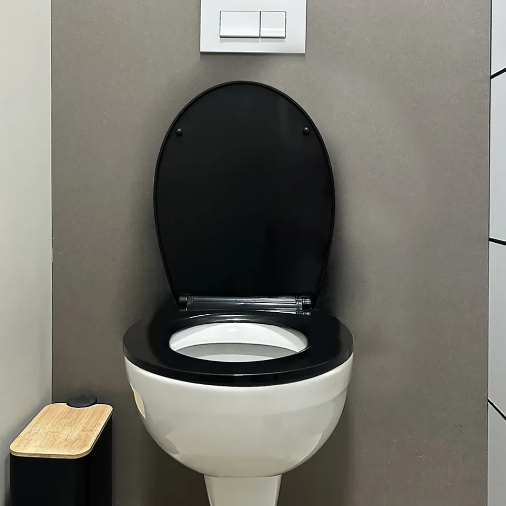 Abattant Wc|Spirella Abattant WC Brooke coloris noir