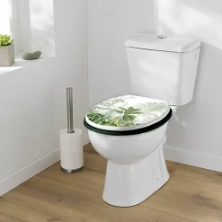 Douceur D'Intérieur Abattant wc charnieres metal 18 pouces mdf imprime vagabonde Sans