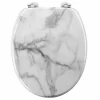 Abattant Wc|Douceur D'Intérieur Abattant WC charnières métal imprimé MARBRE