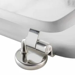 Abattant Wc|Douceur D'Intérieur Abattant WC charnières métal imprimé MARBRE