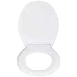 Wenko Abattant WC Chaton - Bois - Blanc et orange