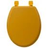 5Five Abattant WC coloris jaune moutarde à fermeture standard, Colors
