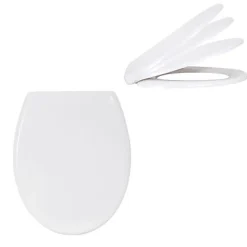 Abattant Wc|MSV Abattant WC déclipsable avec frein de chute, thermodur blanc,