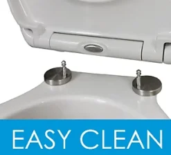 Abattant Wc|MSV Abattant WC déclipsable avec frein de chute, thermodur blanc,