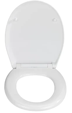 Abattant Wc| Abattant WC déclipsable blanc avec frein de chute, Rieti