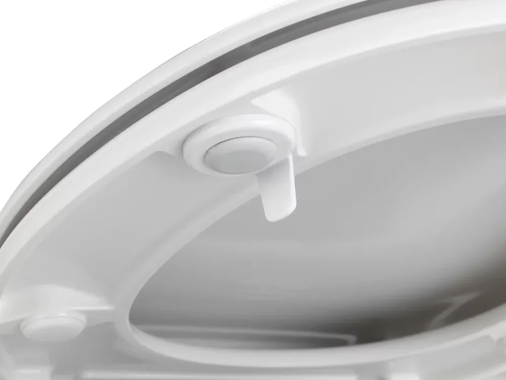 Abattant Wc| Abattant WC déclipsable blanc avec frein de chute, Rieti