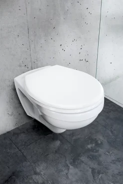 Abattant Wc| Abattant WC déclipsable blanc avec frein de chute, Rieti