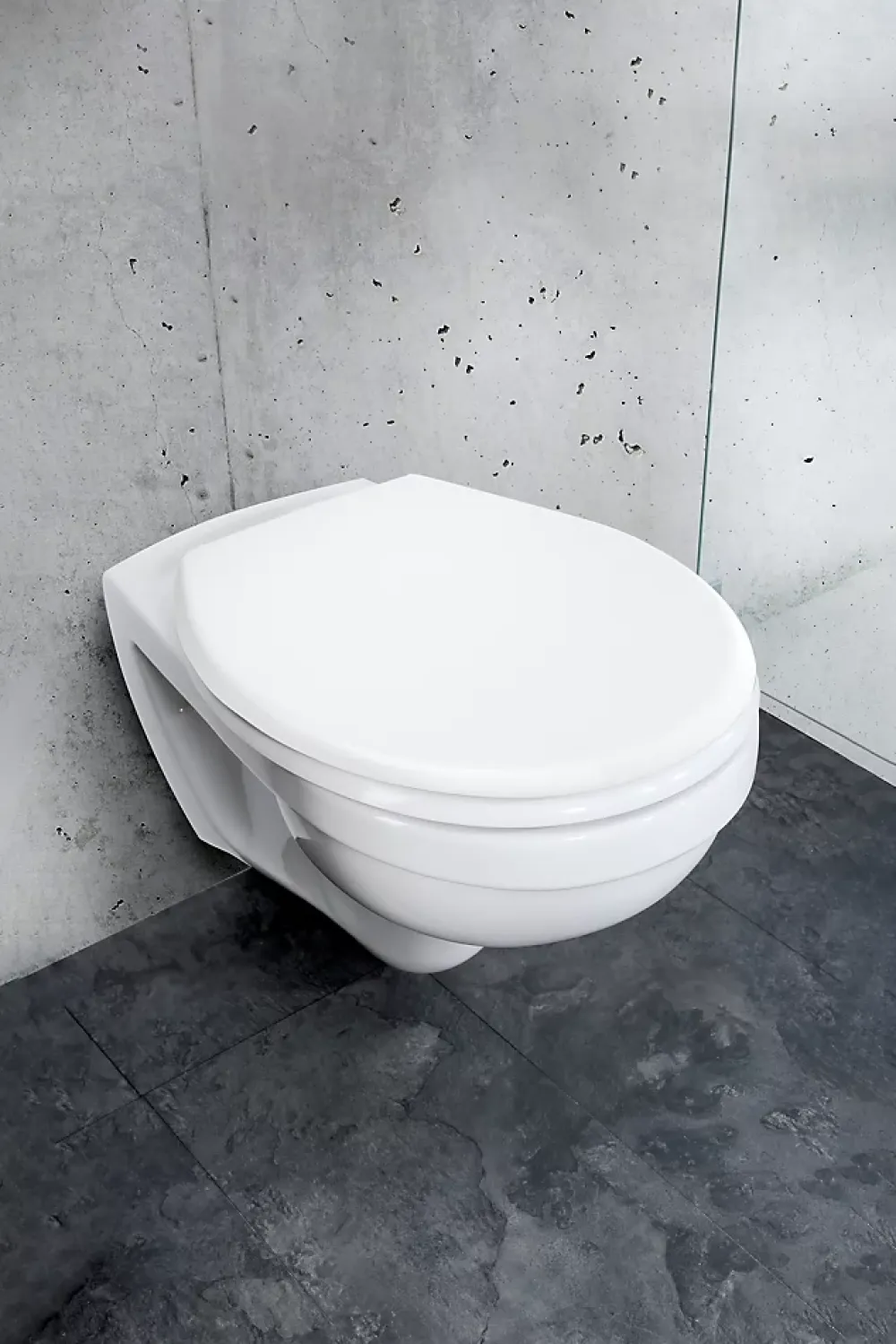 Abattant Wc| Abattant WC déclipsable blanc avec frein de chute, Rieti