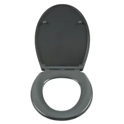 Abattant Wc|GoodHome Abattant WC Diani avec frein de chute gris Cooke & Lewis