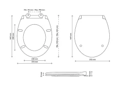 Abattant Wc|GoodHome Abattant WC Diani avec frein de chute gris Cooke & Lewis