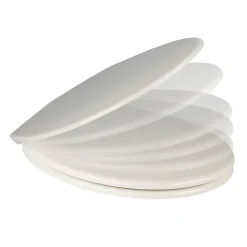 Abattant Wc|GoodHome Abattant WC Diani avec frein de chute galet