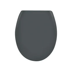 Spirella Abattant wc EASY CLIP Thermo Dur Gris Charnières Inox