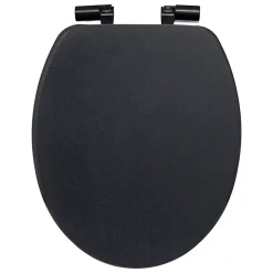 Abattant Wc|5Five Abattant WC effet ardoise à fermeture ralentie, Onyx
