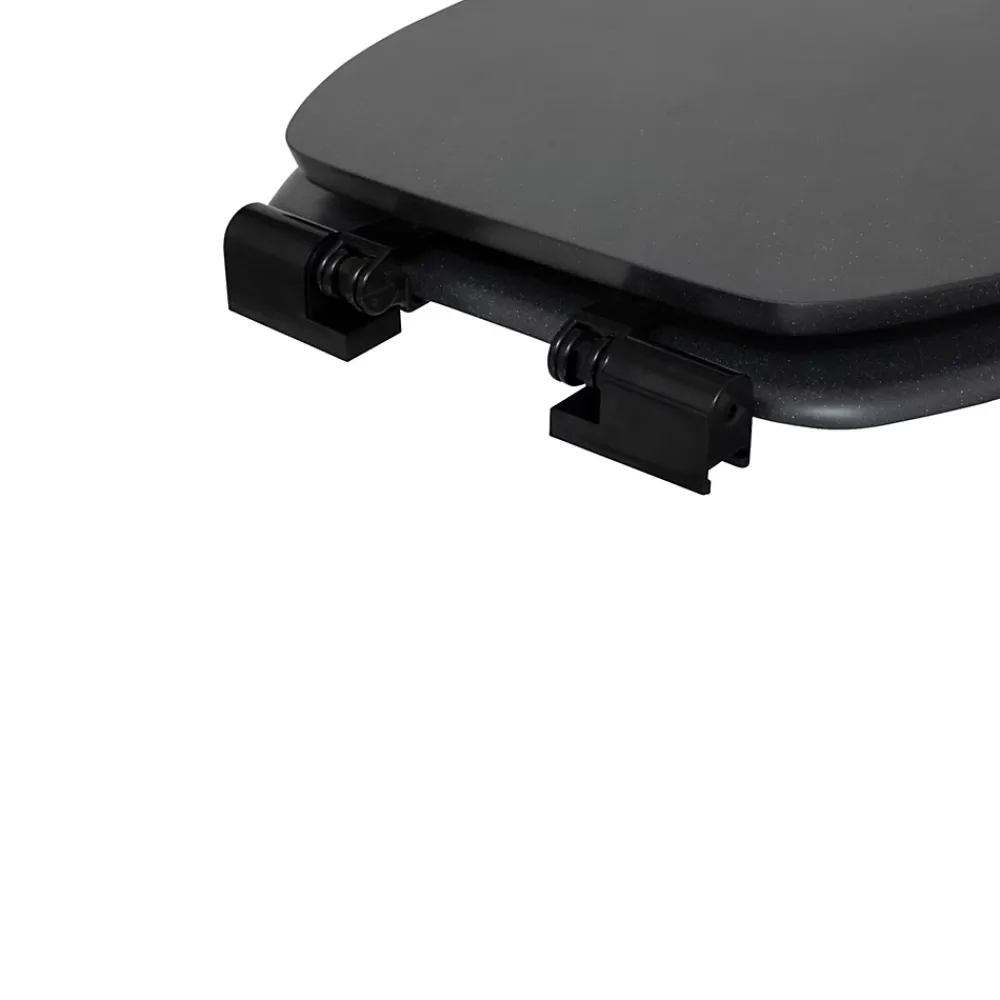 Abattant Wc|5Five Abattant WC effet ardoise à fermeture ralentie, Onyx