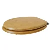 GoodHome Abattant WC en bambou avec frein de chute, Cervia