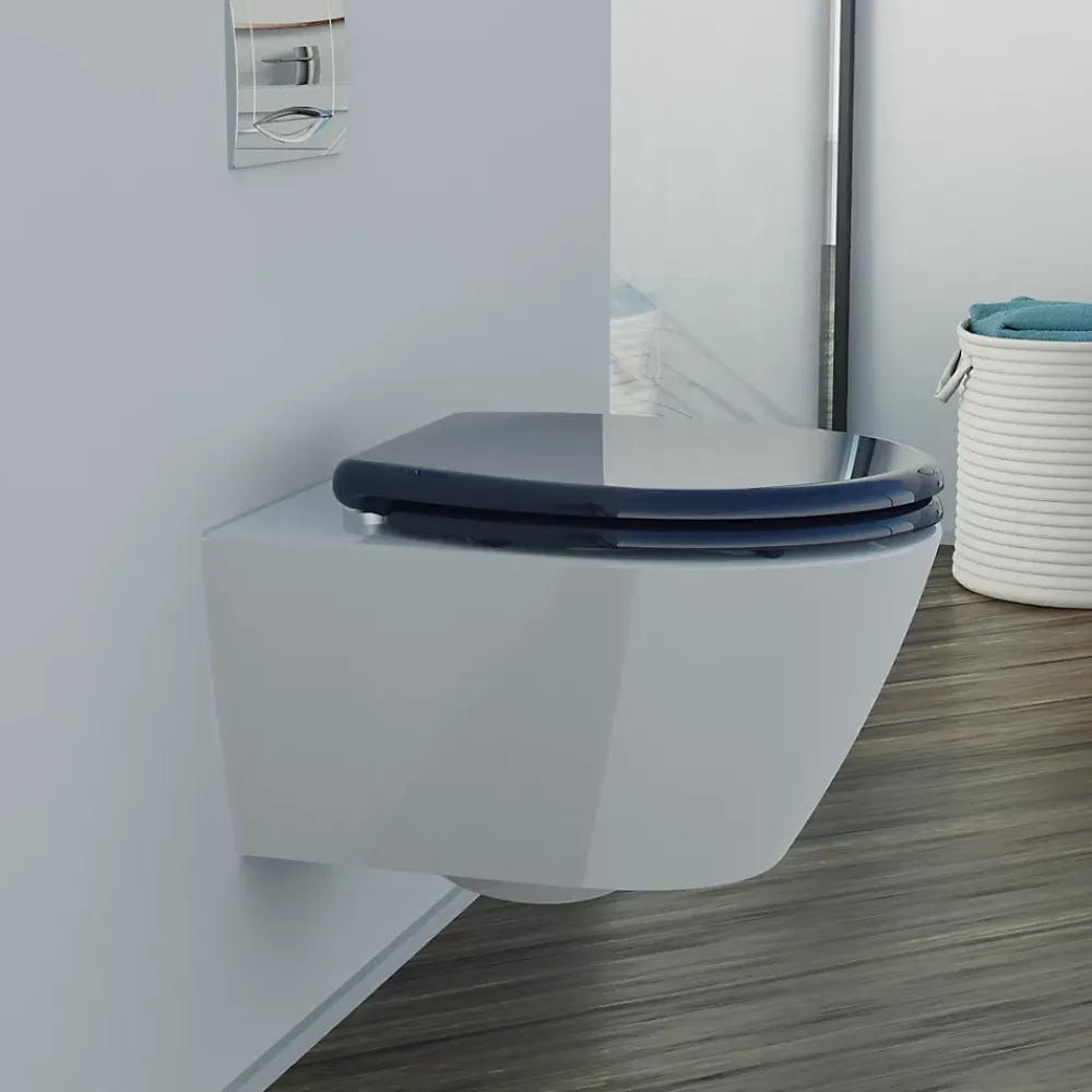 Abattant Wc|Schütte Abattant WC en duroplast ANTHRAZIT avec frein de chute Anthracite
