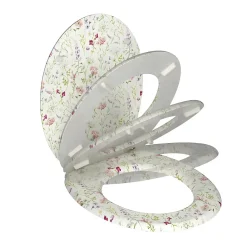 Abattant Wc|Gelco Design Abattant wc en mdf flore soft close