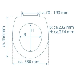 Schütte Abattant WC extra fin en duroplast SLIM avec frein de chute Blanc