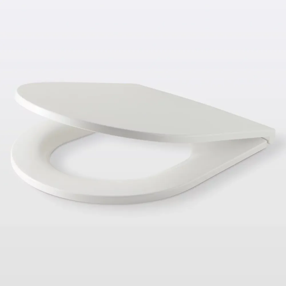 GoodHome Abattant WC Cavally en duraplast coloris blanc avec frein de chute