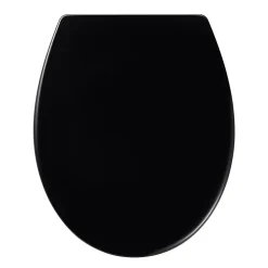 GoodHome Abattant WC Diani coloris noir en duraplast avec frein de chute