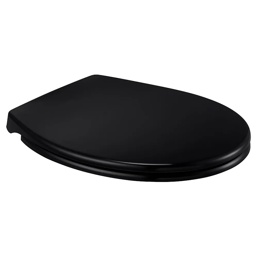 GoodHome Abattant WC Diani coloris noir en duraplast avec frein de chute