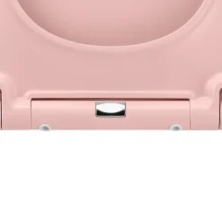 Abattant Wc|GoodHome Abattant WC Diani coloris rose en duraplast avec frein de chute
