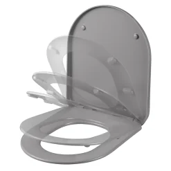 GoodHome Abattant WC duroplast Tanaro gris