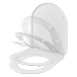 Abattant Wc|GoodHome Abattant WC duroplas Tanaro blanc
