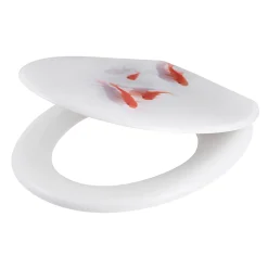 GoodHome Abattant WC Genoa décor poisson