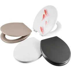 GoodHome Abattant WC Genoa décor poisson
