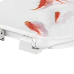 GoodHome Abattant WC Genoa décor poisson