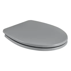 Abattant Wc|GoodHome Abattant WC Morava coloris gris en MDF avec frein de chute