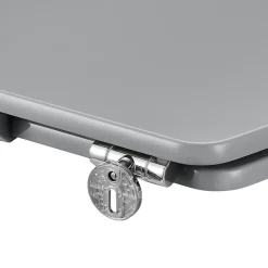Abattant Wc|GoodHome Abattant WC Morava coloris gris en MDF avec frein de chute