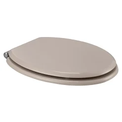 Abattant Wc|GoodHome Abattant WC Pilica coloris taupe en bois avec frein de chute