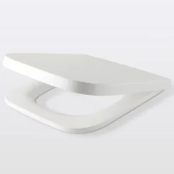 GoodHome Abattant WC Teesta en duraplast coloris blanc avec frein de chute