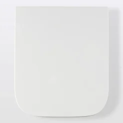 GoodHome Abattant WC Teesta en duraplast coloris blanc avec frein de chute
