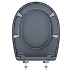 Bemis Abattant WC gris anthracite brillant Classic