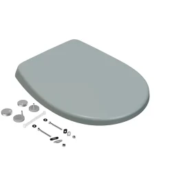 Abattant Wc|Bemis Abattant WC gris clair brillant Classic
