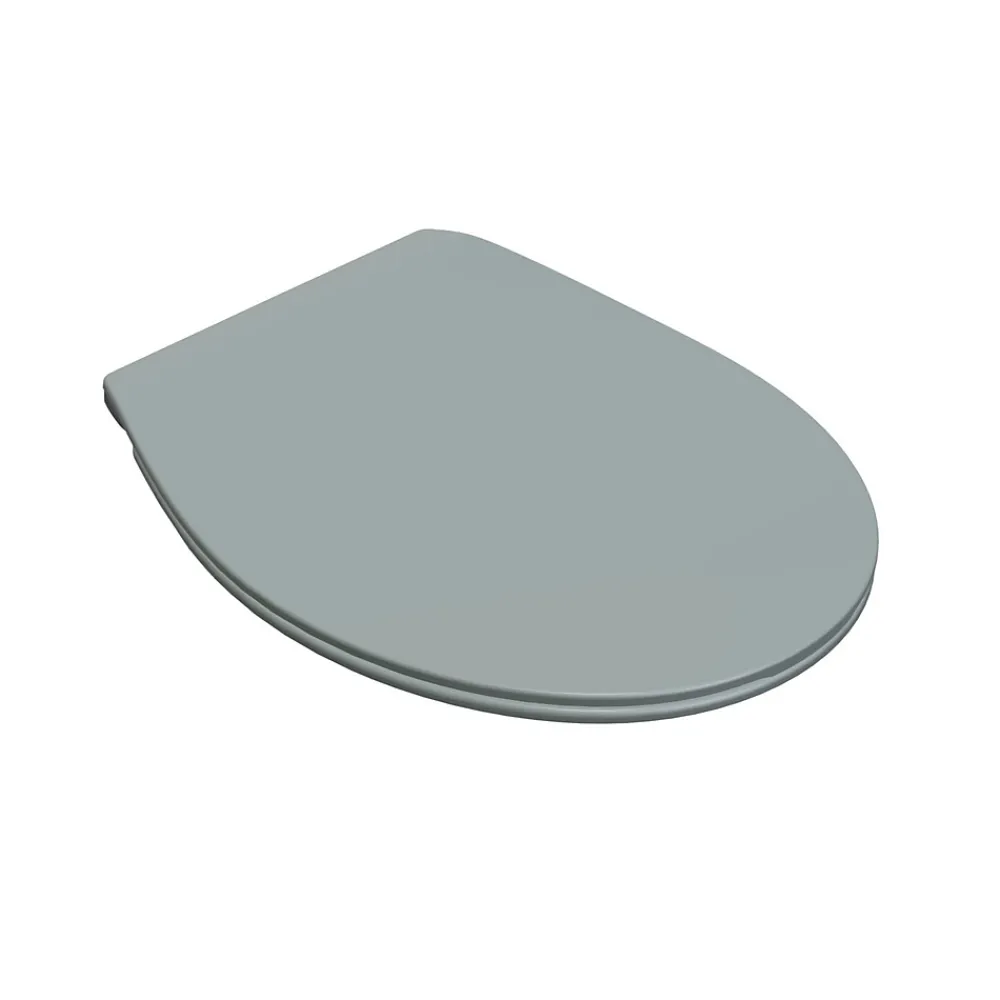 Abattant Wc|Bemis Abattant WC gris clair brillant Slim