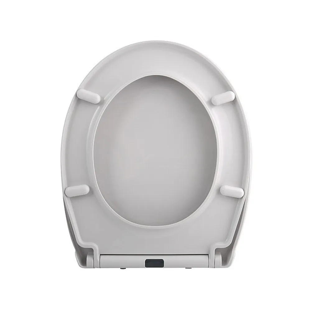 Abattant Wc|Spirella Abattant wc HARRY Gris Clair Charnière Zinc