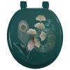 Importdistrib Abattant wc imprimé "ginkoblue" 47cm vert