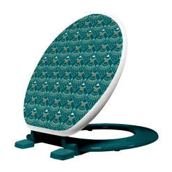 Abattant Wc|Importdistrib Abattant wc imprimé "imperia" 47cm vert