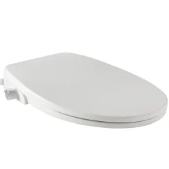 GoodHome Abattant WC japonais lavant avec frein de chute, blanc, Timok