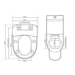 Planète Bain Abattant wc japonais lavant électronique