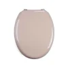 MSV Abattant Wc MDF Beige - - Universel - Acier Inoxydable - Accessoires de salle de bain