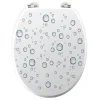 Abattant Wc|Douceur D'Intérieur Abattant WC MDF charnières métal Bubble