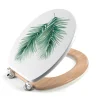 Abattant Wc|Douceur D'Intérieur Abattant WC MDF charnières métal HAVANE