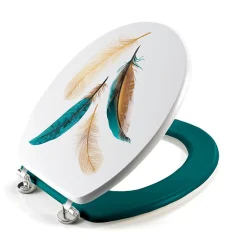 Abattant Wc|Douceur D'Intérieur Abattant WC MDF charnières métal PLUMISS